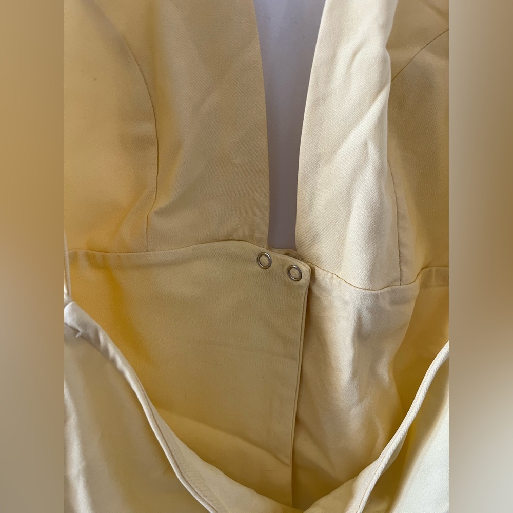NWT Zara Yellow Halter Top - Med - Picture 5 of 9